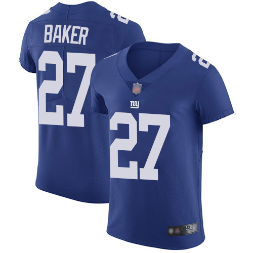Men New York Giants #27 Deandre Baker Royal Blue Team Color Vapor Untouchable Limited Player Football NFL Jersey->new york giants->NFL Jersey